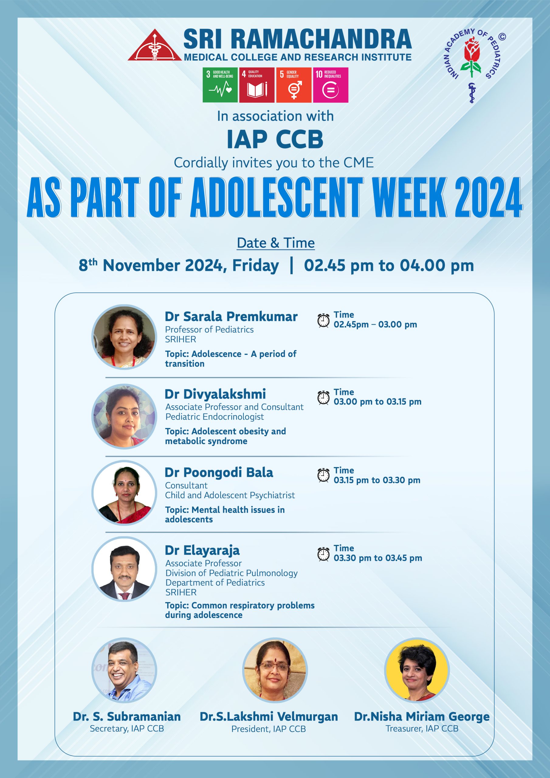 As Part of Adolescent Week