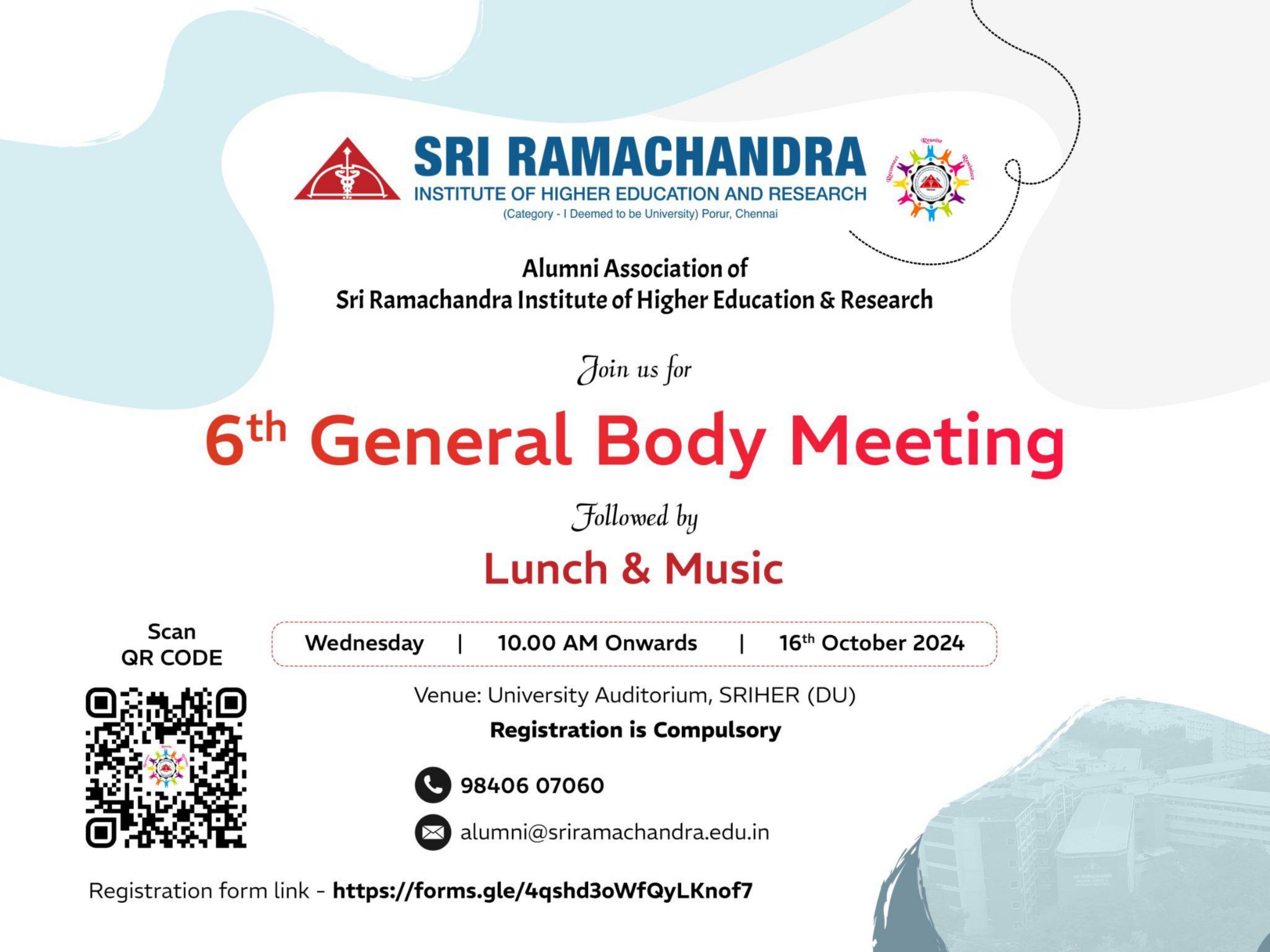 6th General Body Meeting
