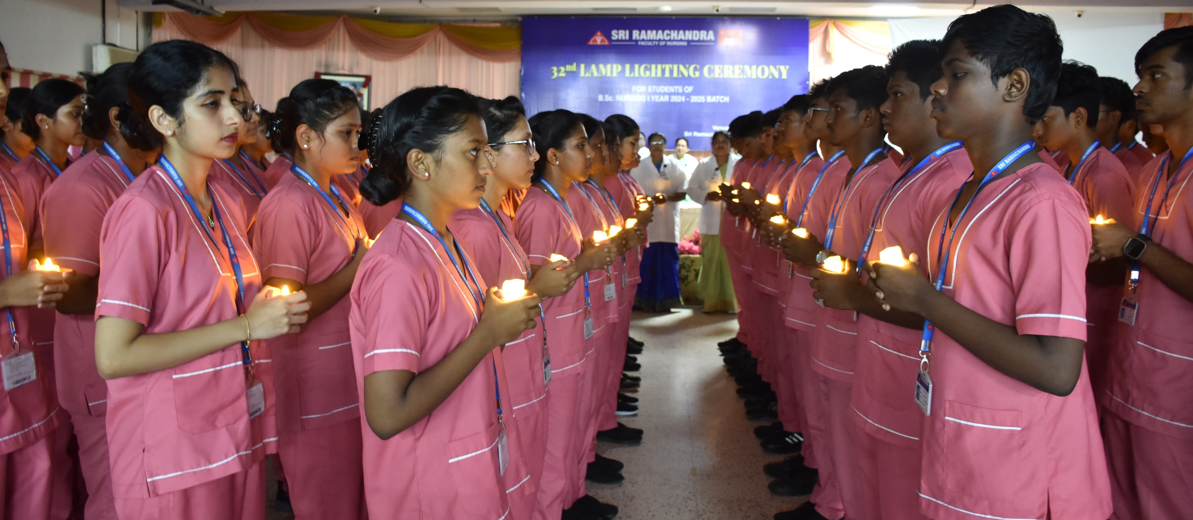 32nd lamp lighting ceremony of sri ramachandra faculty of nursing