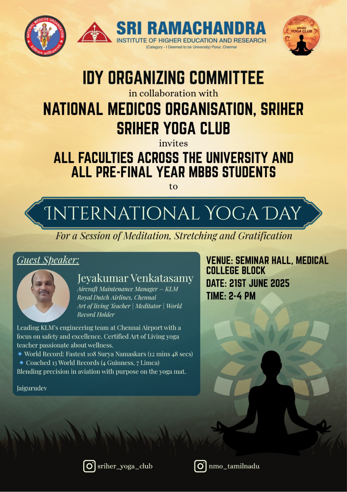 International Yoga Day 2025 – June 21