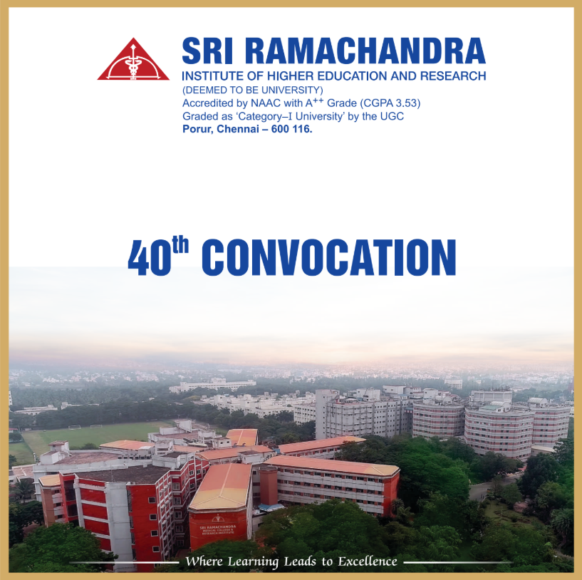 40th Convocation 2025 – SRIHER